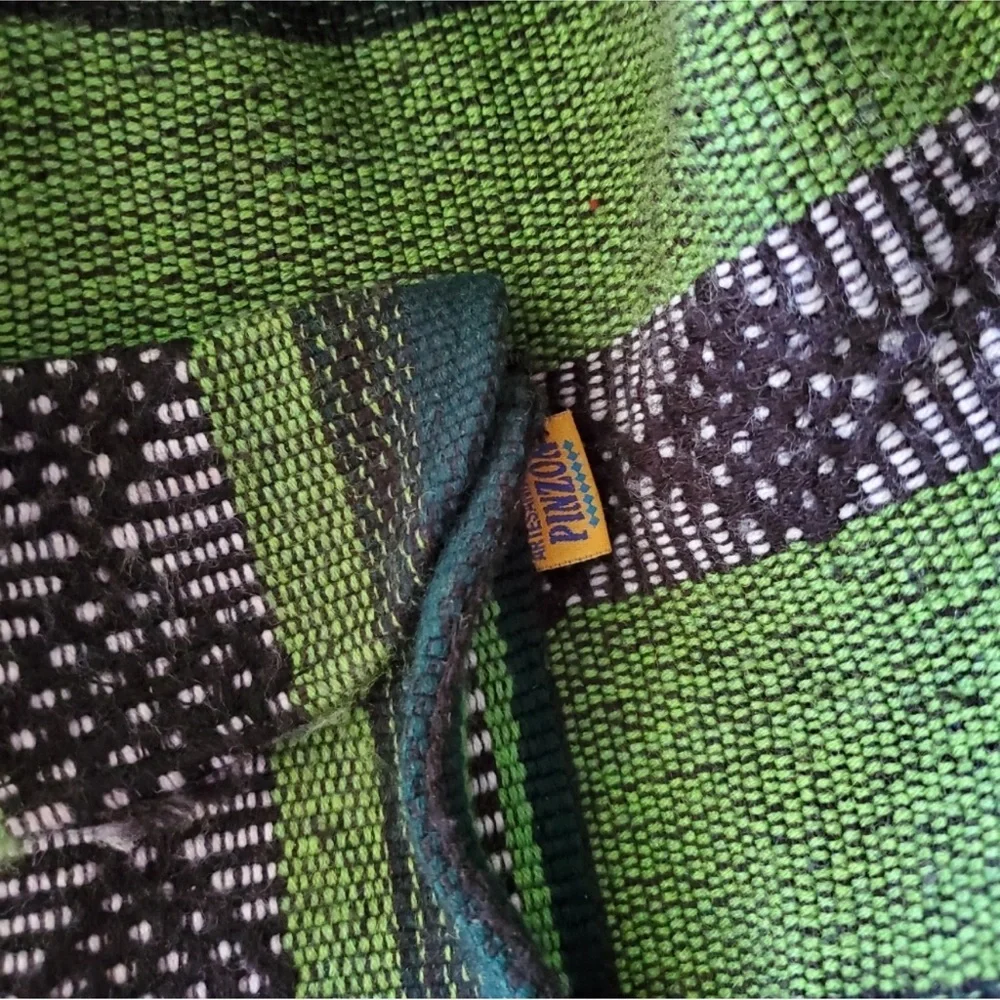 Pinzon Woven Backpack, Green, One Size